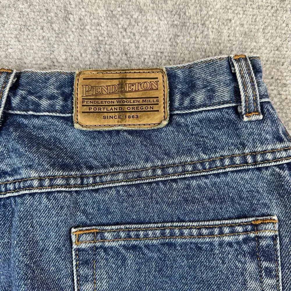 Pendleton Originals Women’s Petite 16 Jeans High Rise Straight Leg Vintage